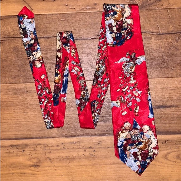 Robert Alan made in USA Christmas Tie - Picture 4 of 6